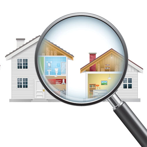 Attic insulation inspection